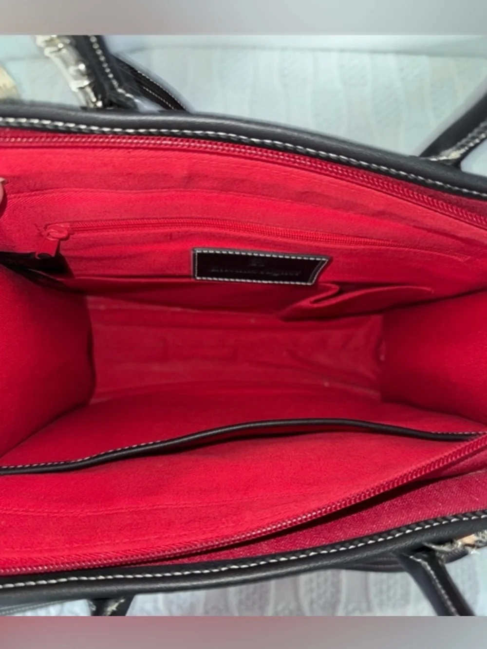 Etienne Aigner like new red medium satchel crossbody